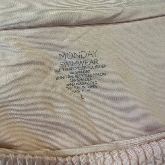 Monday Swimwear ribbed bikini set L - Picture 4 of 4